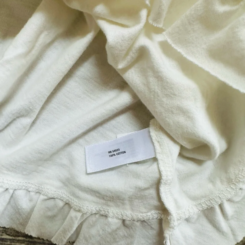 GapKids white tank tops/ cute frills! Size 12
